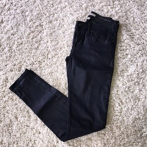 Burberry waxed jeans